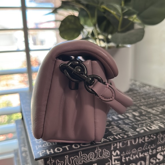 NWOT Coach Pillow Tabby 18 in Ice Purple - Picture 5 of 8